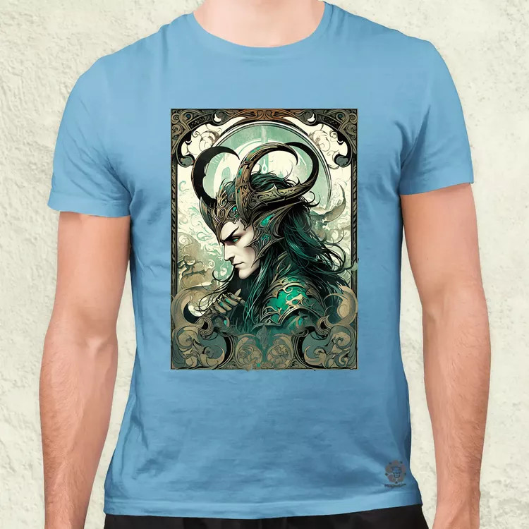 Kártya fantázia Loki v1 férfi póló
