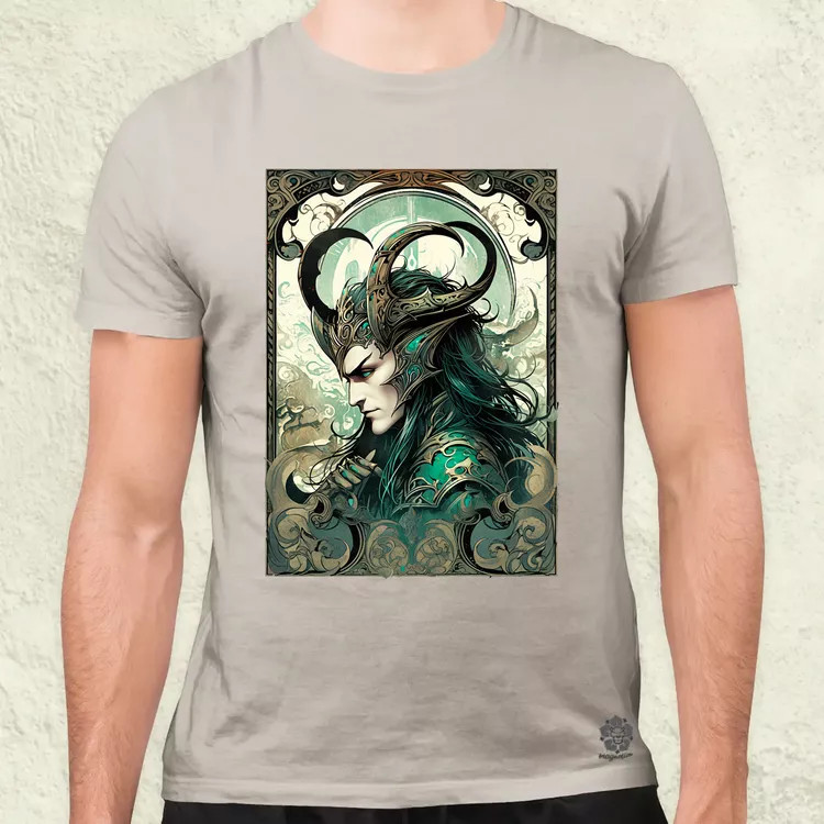 Kártya fantázia Loki v1 férfi póló