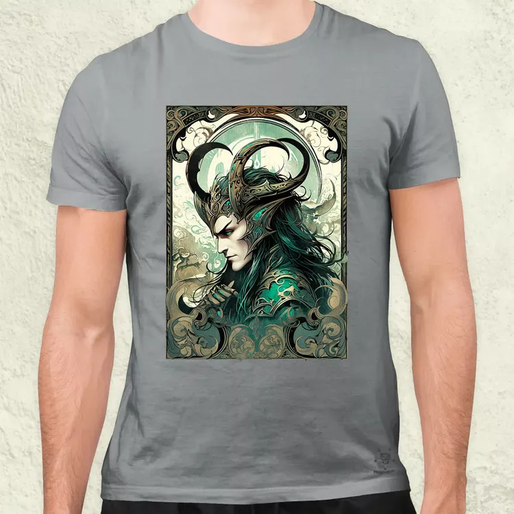 Kártya fantázia Loki v1 férfi póló