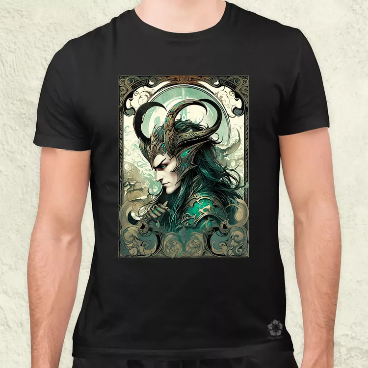Kártya fantázia Loki v1 férfi póló