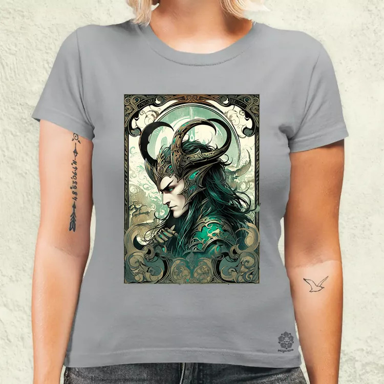 Kártya fantázia Loki v1 női póló