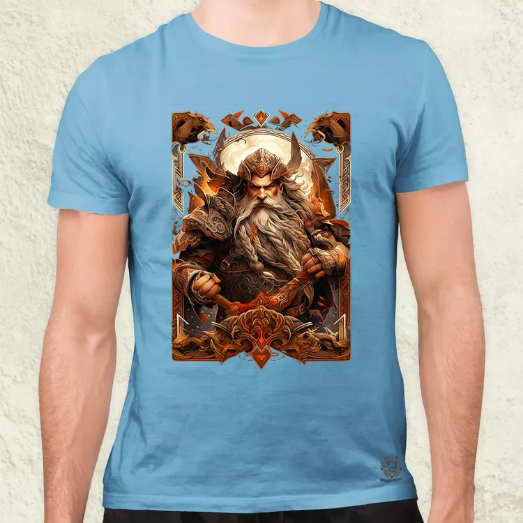 Kártya fantázia Odin v2 férfi póló