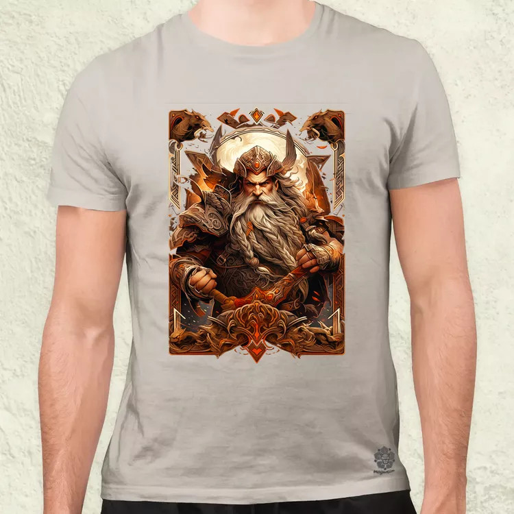Kártya fantázia Odin v2 férfi póló