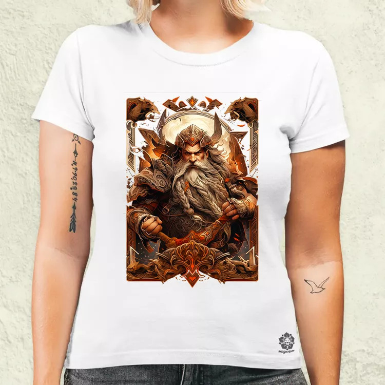 Kártya fantázia Odin v2 női póló