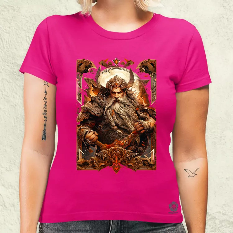 Kártya fantázia Odin v2 női póló