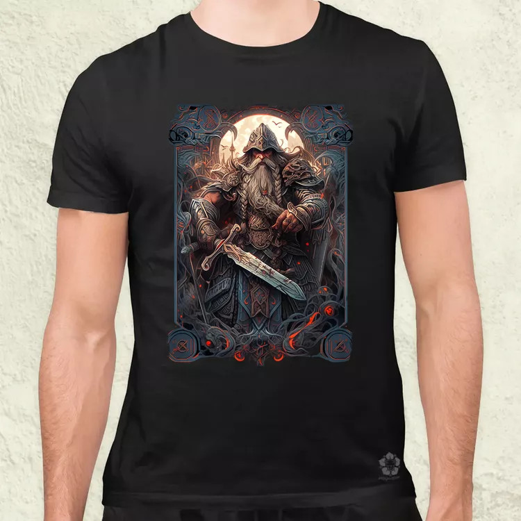 Kártya fantázia Odin v3 férfi póló