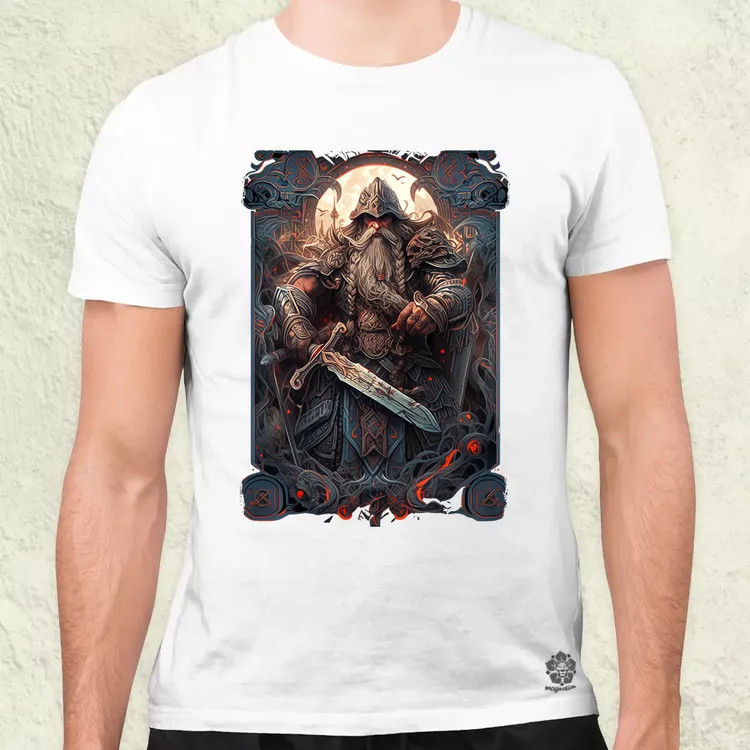 Kártya fantázia Odin v3 férfi póló