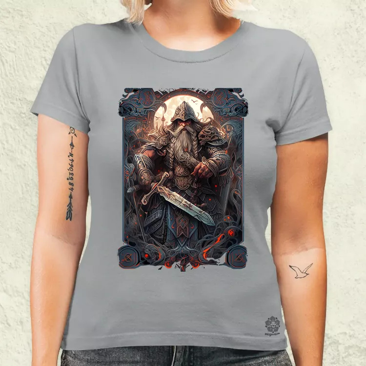 Kártya fantázia Odin v3 női póló