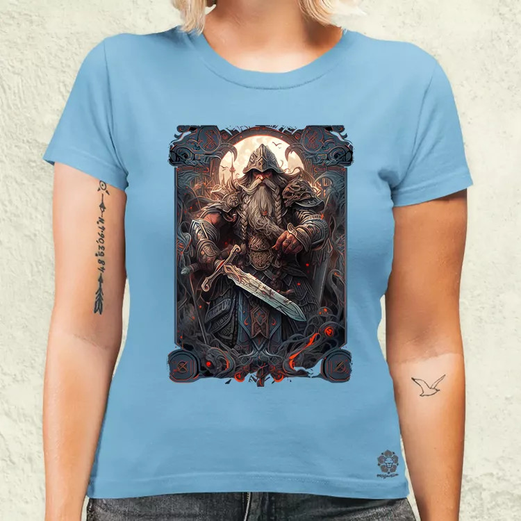Kártya fantázia Odin v3 női póló