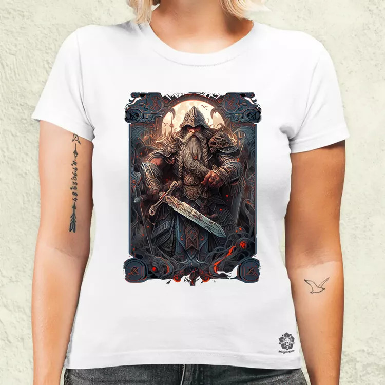 Kártya fantázia Odin v3 női póló