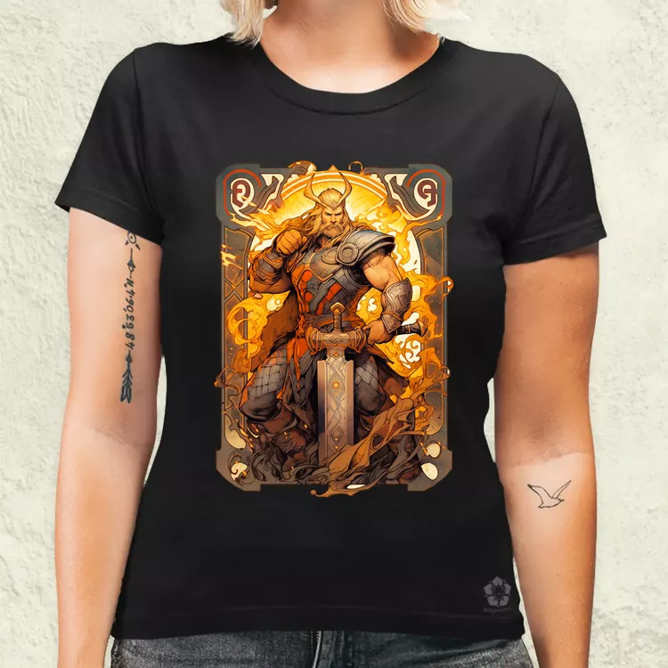 Kártya fantázia Thor v2 női póló