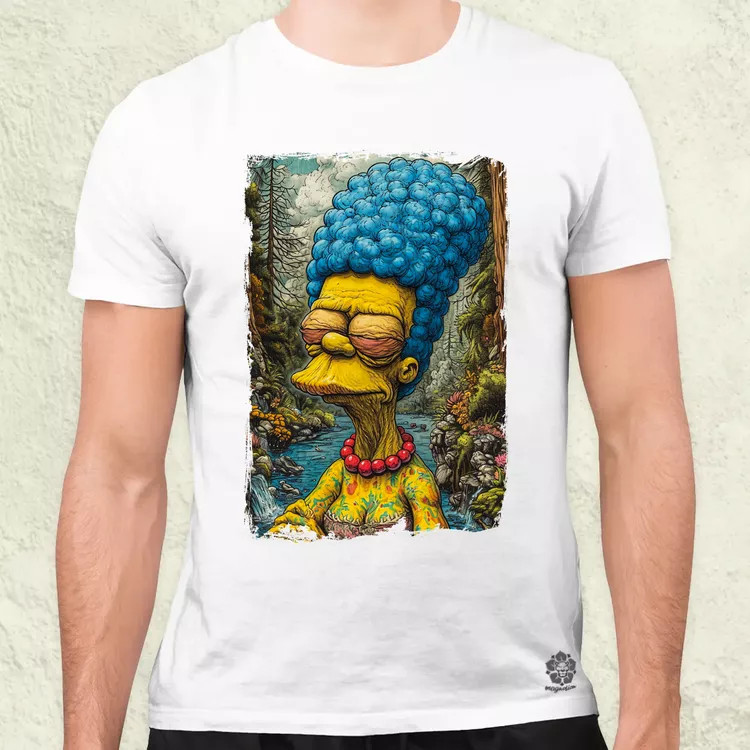 Marge fanart férfi póló