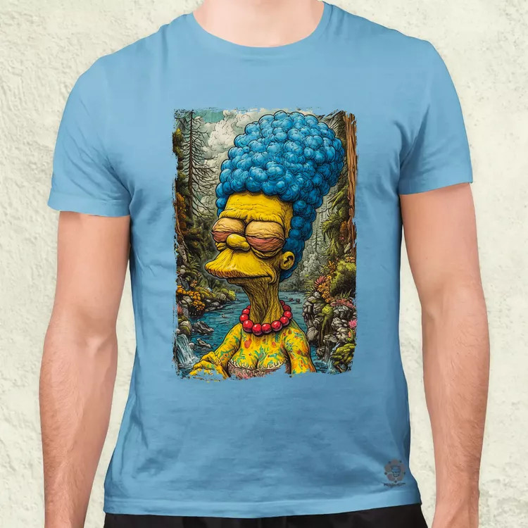 Marge fanart férfi póló