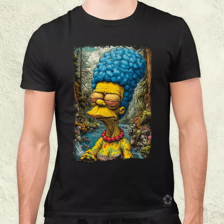 Marge fanart férfi póló