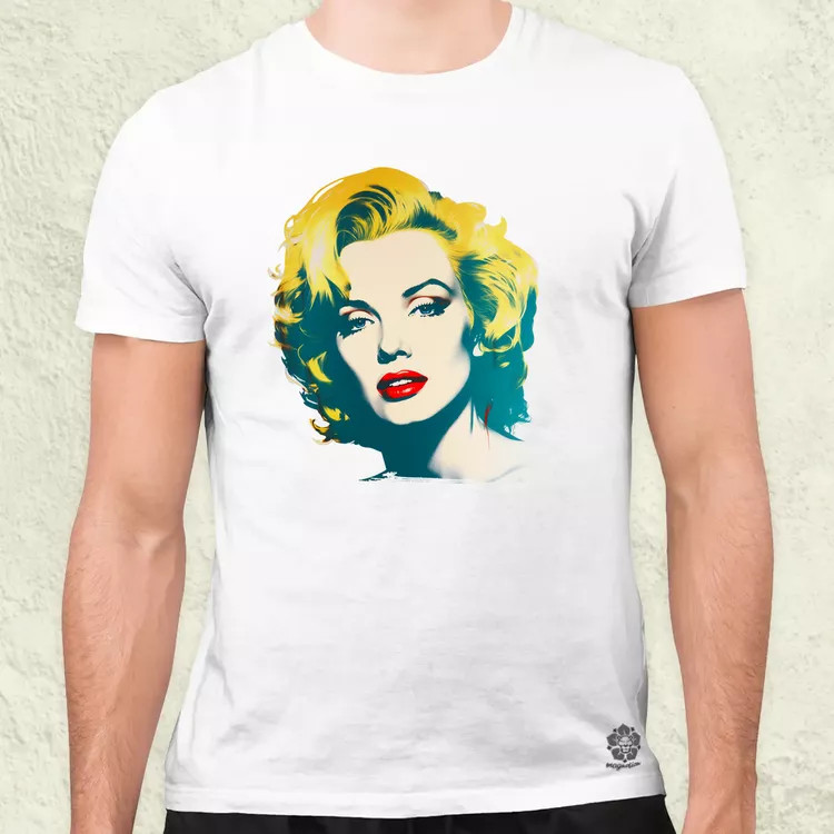 Marilyn Monroe portré v1 férfi póló