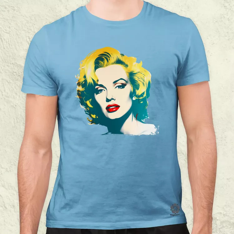 Marilyn Monroe portré v1 férfi póló