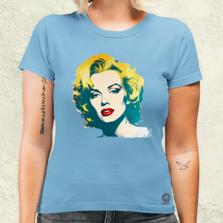 Marilyn Monroe portré v1 női póló