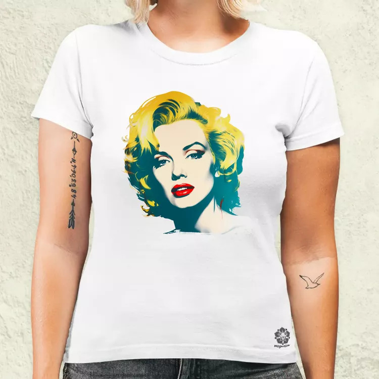 Marilyn Monroe portré v1 női póló