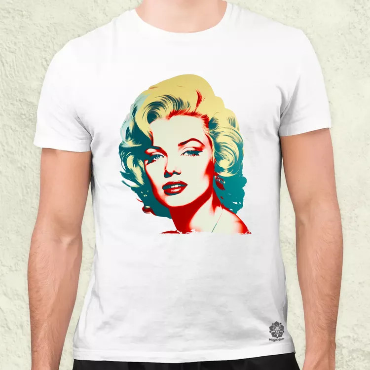 Marilyn Monroe portré v2 férfi póló