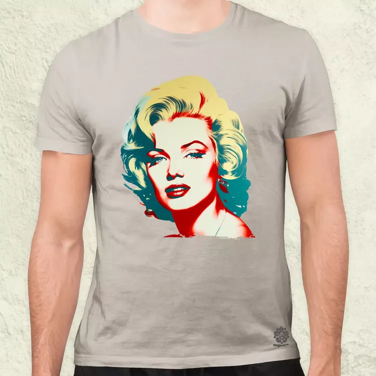 Marilyn Monroe portré v2 férfi póló