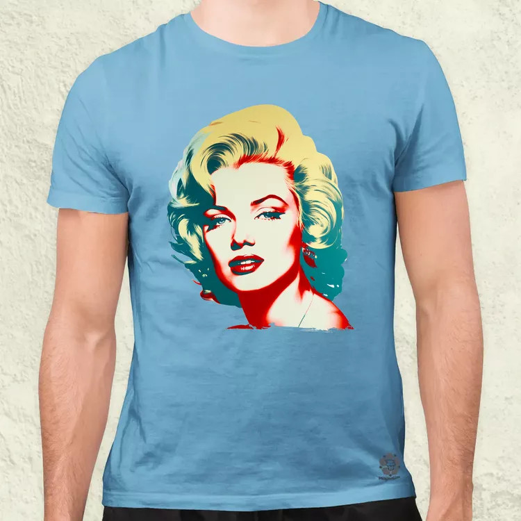 Marilyn Monroe portré v2 férfi póló