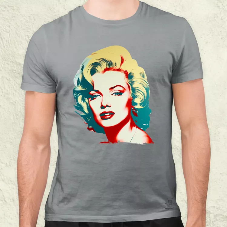 Marilyn Monroe portré v2 férfi póló
