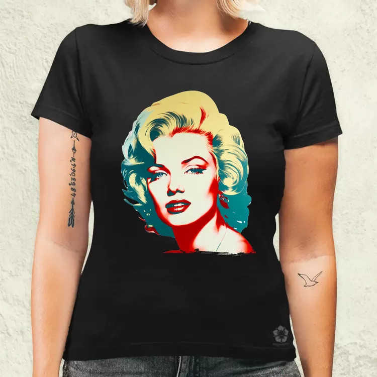 Marilyn Monroe portré v2 női póló