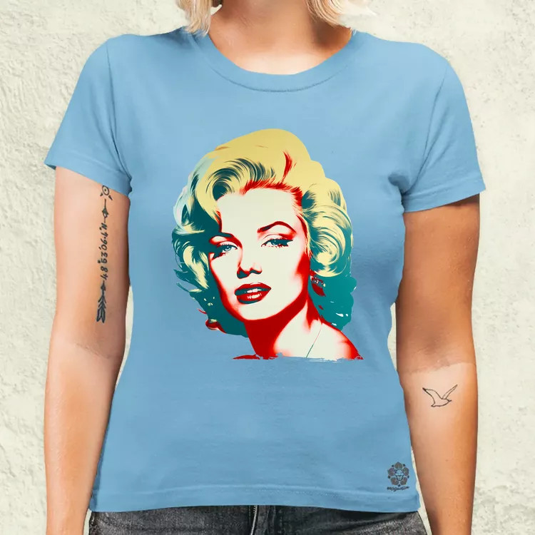 Marilyn Monroe portré v2 női póló