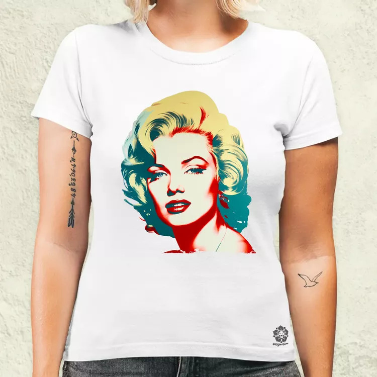 Marilyn Monroe portré v2 női póló