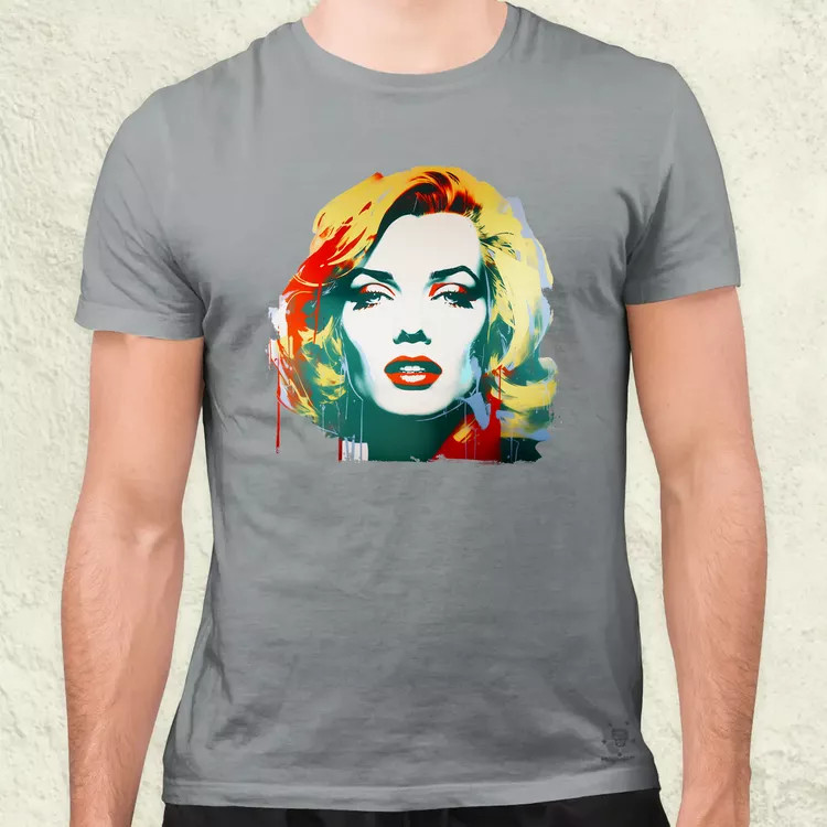 Marilyn Monroe portré v4 férfi póló