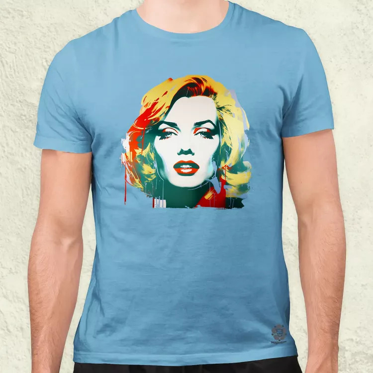 Marilyn Monroe portré v4 férfi póló