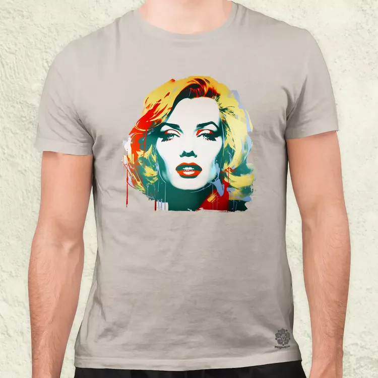 Marilyn Monroe portré v4 férfi póló