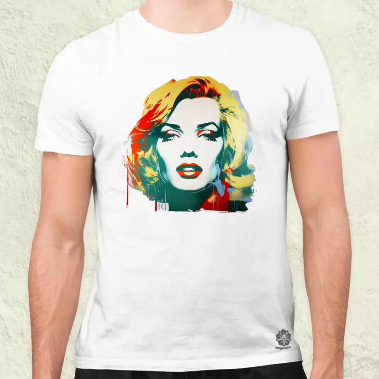 Marilyn Monroe portré v4 férfi póló