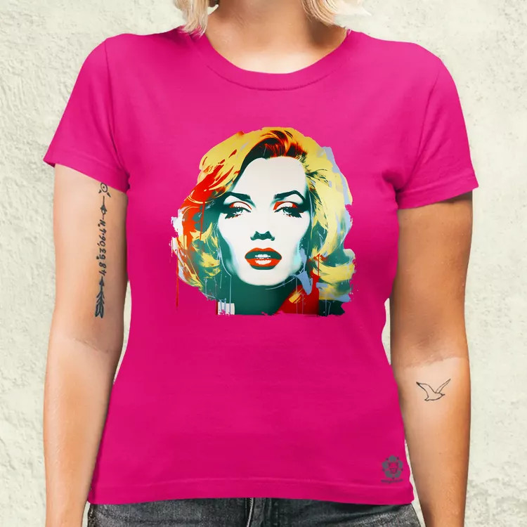 Marilyn Monroe portré v4 női póló