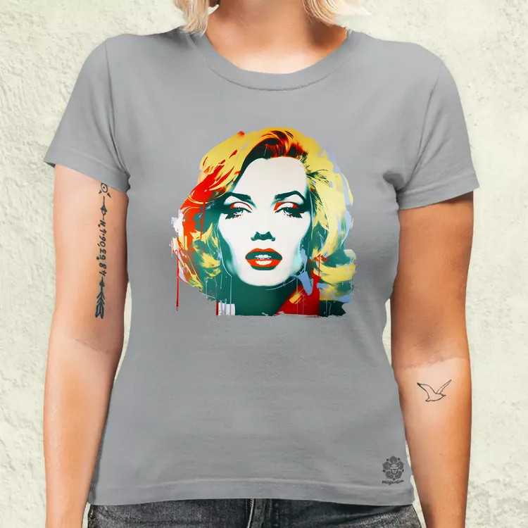 Marilyn Monroe portré v4 női póló