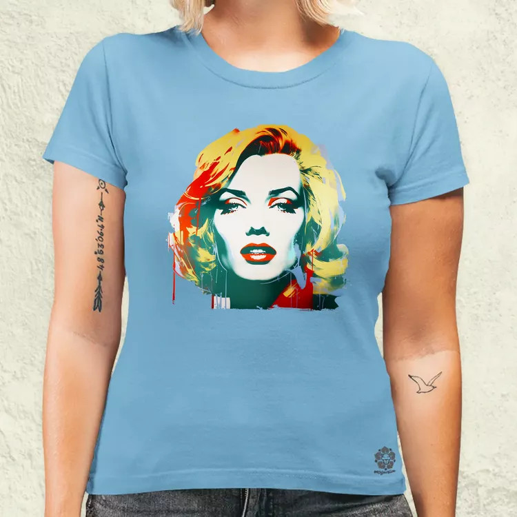 Marilyn Monroe portré v4 női póló