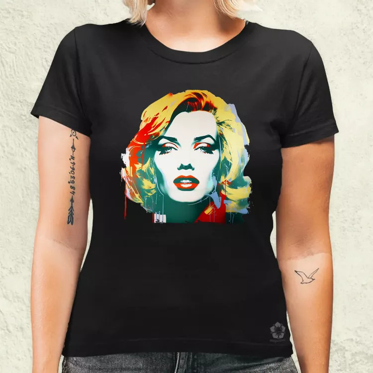 Marilyn Monroe portré v4 női póló