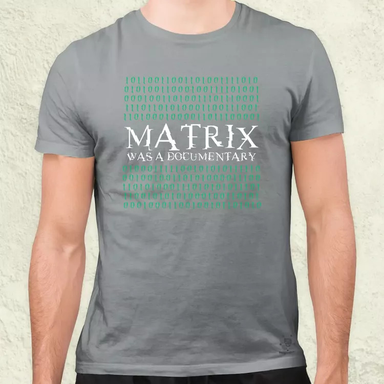 Matrix was a documentary zöld férfi póló