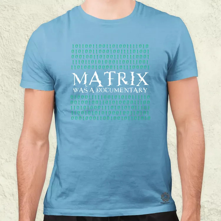 Matrix was a documentary zöld férfi póló