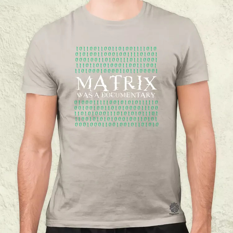 Matrix was a documentary zöld férfi póló