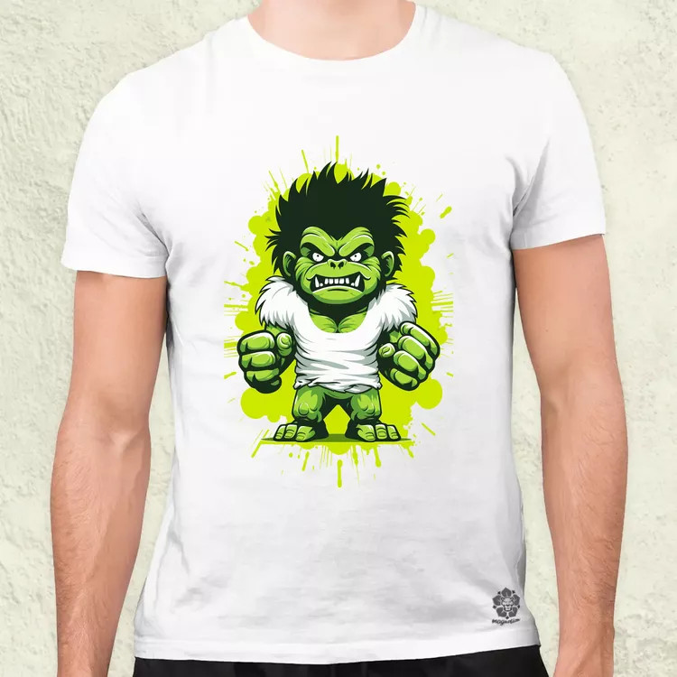 Minimál Hulk v4 férfi póló