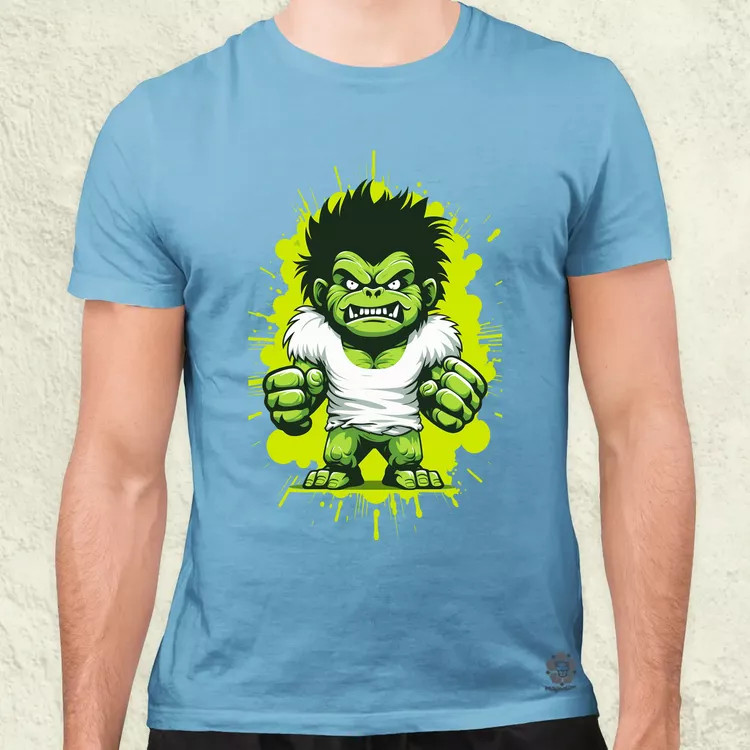 Minimál Hulk v4 férfi póló