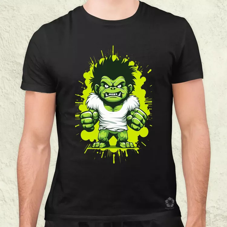 Minimál Hulk v4 férfi póló