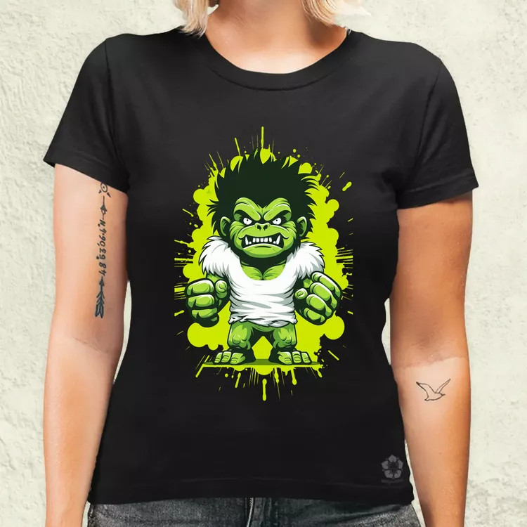 Minimál Hulk v4 női póló