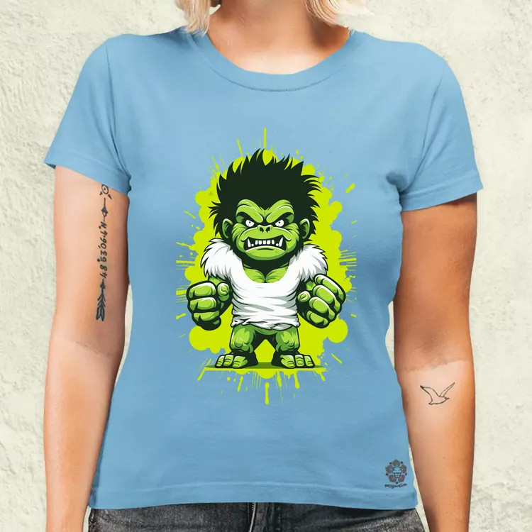 Minimál Hulk v4 női póló