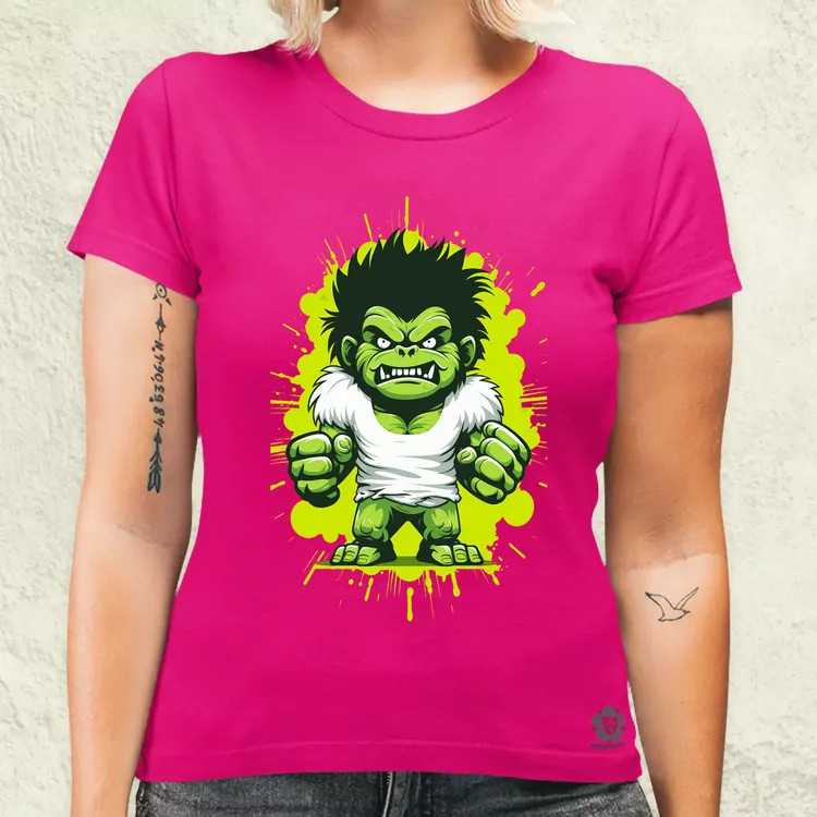 Minimál Hulk v4 női póló