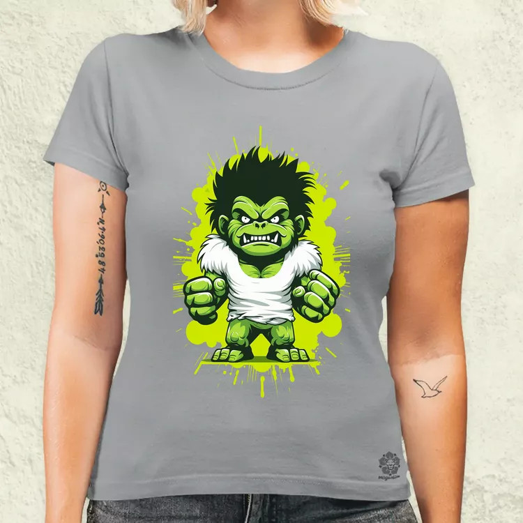 Minimál Hulk v4 női póló