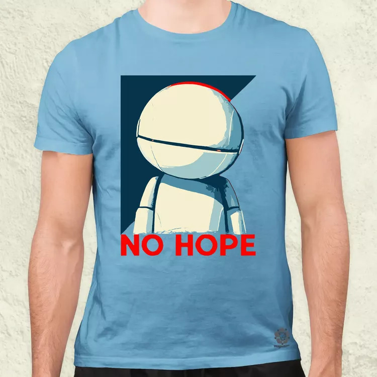 No hope férfi póló