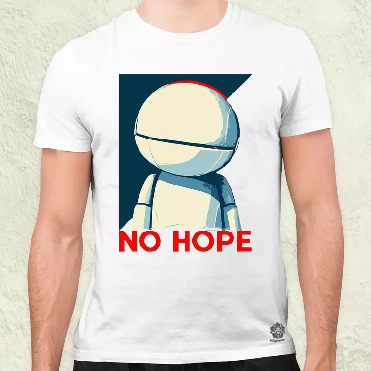 No hope férfi póló
