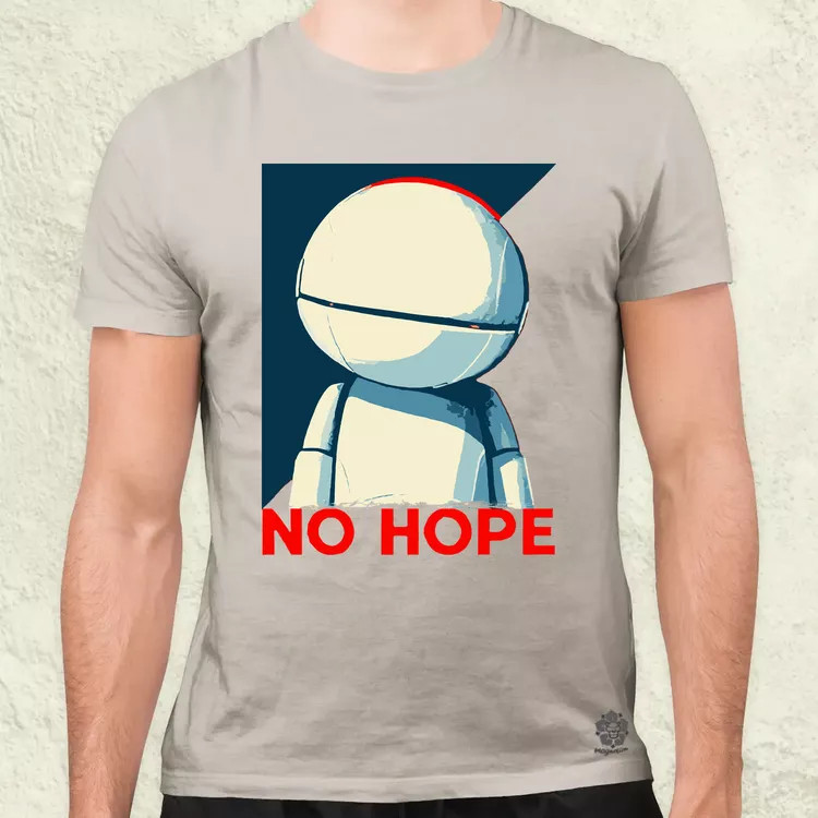 No hope férfi póló
